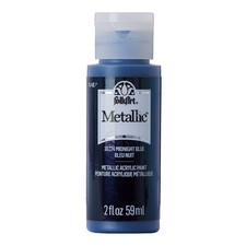 Metallic Acrylic Paint Midnight Blue 2oz Premium Finish DIY Arts Crafts from USA