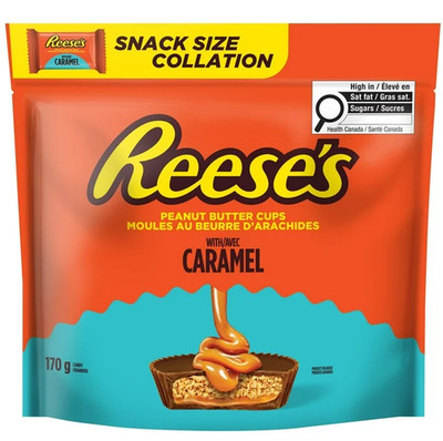 REESE'S with Caramel Snack Size, 170g