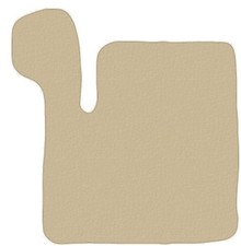 Velour FAHRER Teppich für Renault Espace II, III 1991-2002, Beige x14 Rand