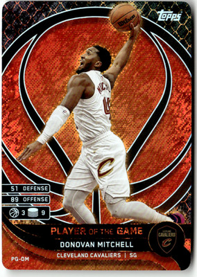 2025-26 Topps Match Attax NBA No. PG-DM Donovan Mitchell Player of the Game