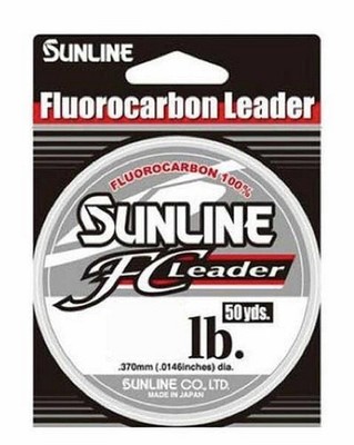 Sunline FC Leader Fluorocarbon Fishing Line 50 Yard Clear