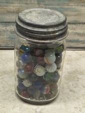 Mix Vintage Lot Of Marbles