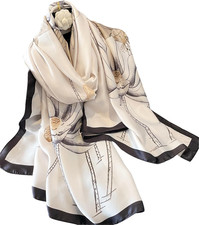 Womens 100 Large Mulberry Silk Scarf Long Satin Scarf Fashion Lightweight Wraps