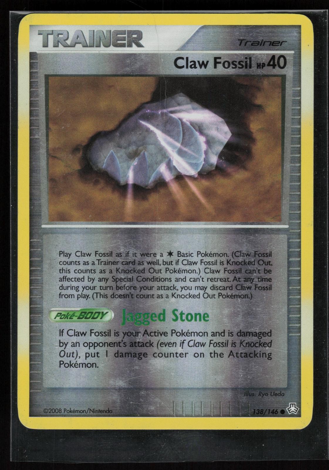 Claw Fossil 138/146 Common Legends Awakened Pokemon Reverse Holo LP