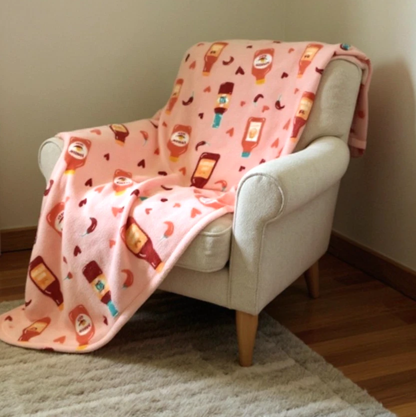 Pink Plush Blanket Ultra Soft Fleece Cozy Couch Bed Gift