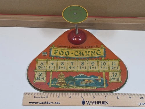 Vintage Foo-chung Tin Metal Chein Game