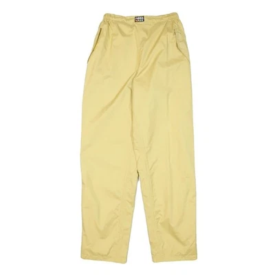 RUKKA Hommes Décontractée Jaune Polyester Mélange Cordon Pantalon W24 L30 Casual - Photo 1/4
