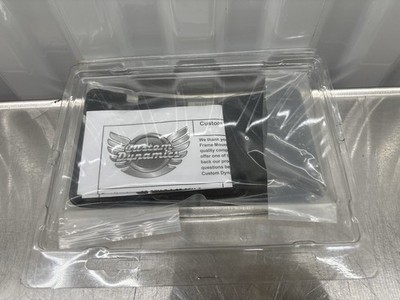 Custom Dynamics Radius Black License Plate Mount 2030-0993 Sportster Dyna