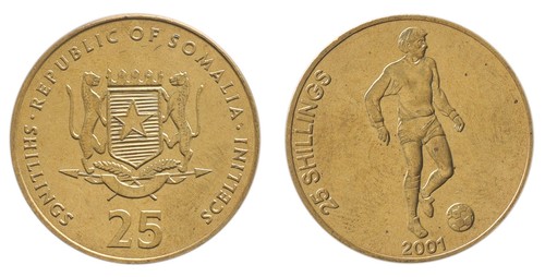 Somalia 25 Shillings, 2001, KM #103, XF-Extremely Fine, Commemorative
