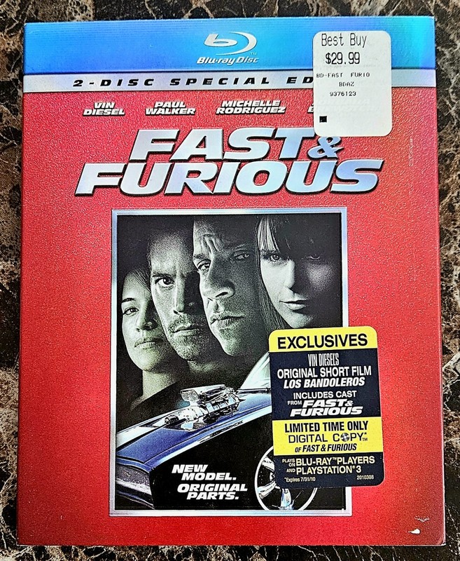 Fast and Furious IV ( 2-Disc Special Edition, Blu-ray, With Slipcover)