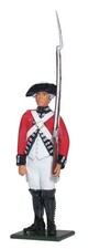 W BRITAINS 43135 Private, 64th Regiment of Foot Battalion Company, 1775-1780