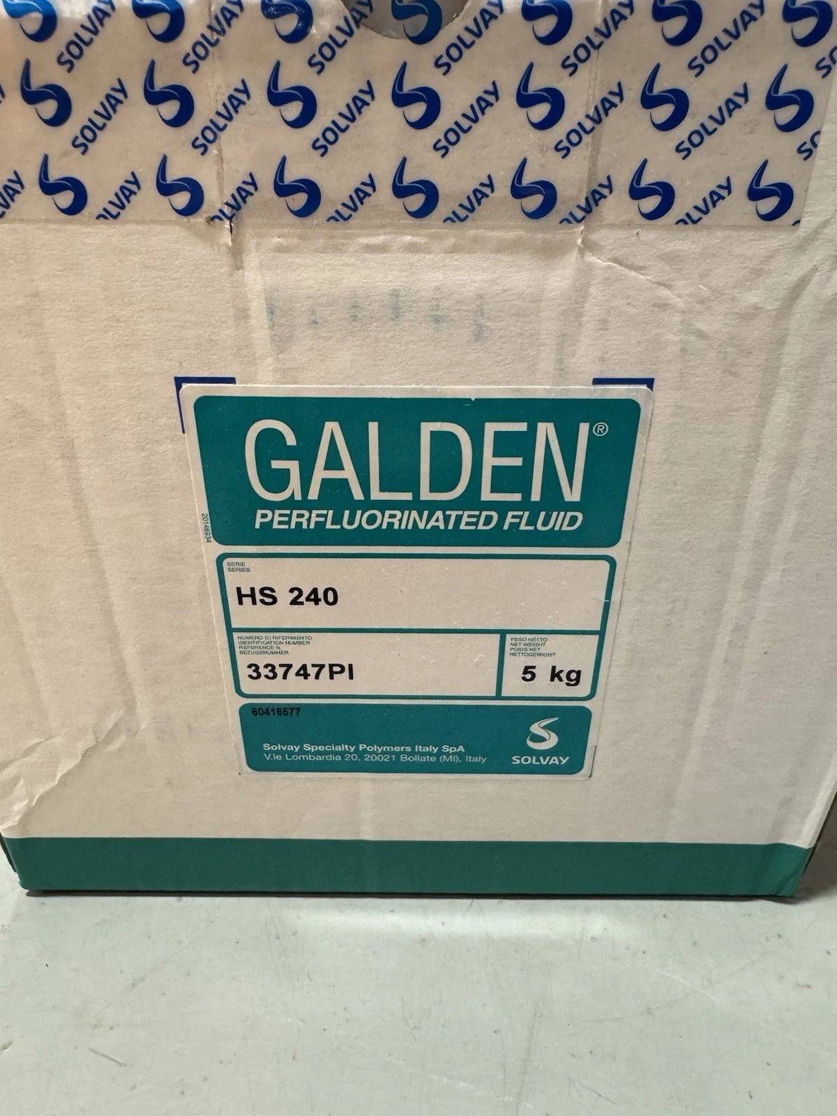 Galden HS 240 Vapor Phase Perfluorinated Fluid For Soldering 5kg Brand New 2