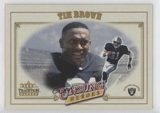 2001 Fleer Tradition Glossy Unsung Heroes Tim Brown #321 HOF fm0