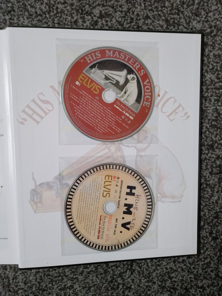 ELVIS PRESLEY BOOK FTD BEST OF BRITISH 19561958 WITH 2 CD eBay