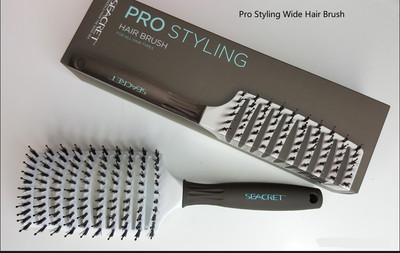 Seacret Pro Styling Wide Hair Brush Detangles Smooths And Styles New Ebay