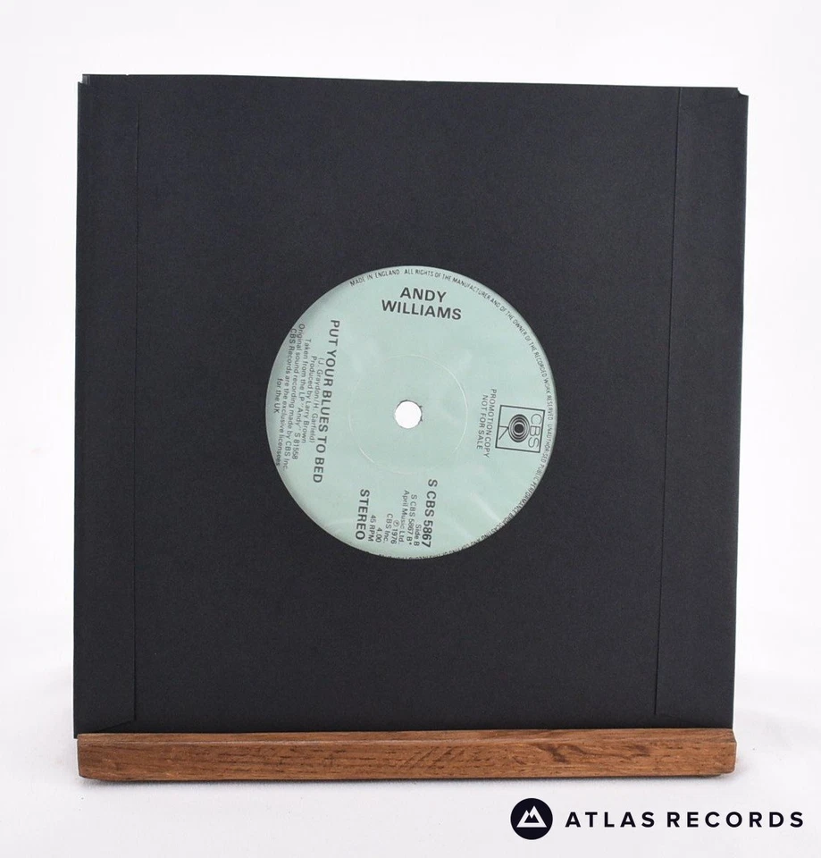 Andy Williams - Sad - Promo 7" Vinyl Record - NM - Image 3 of 3