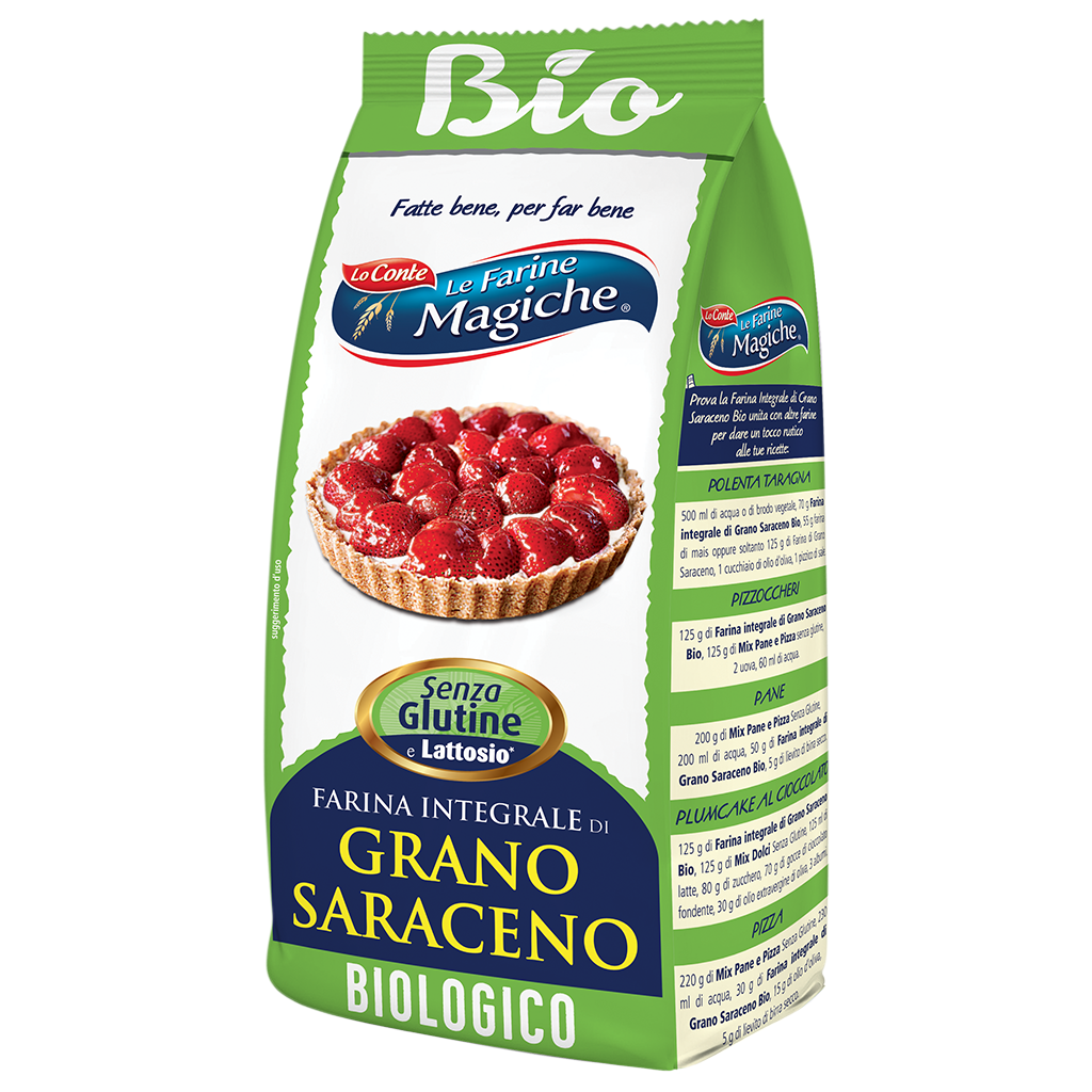 Flours Magickal LO CONTE Mix of Flour Buckwheat Gluten Free 1 X 500g