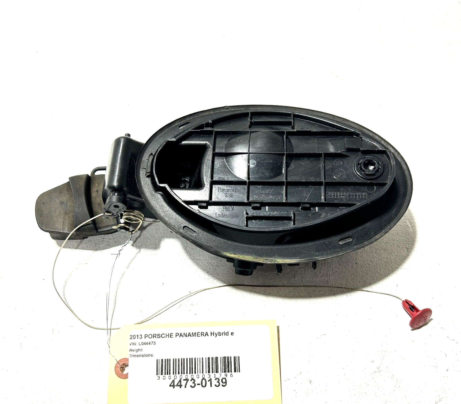 14-16 PORSCHE PANAMERA Drive Motor Battery Pack Charging Port 