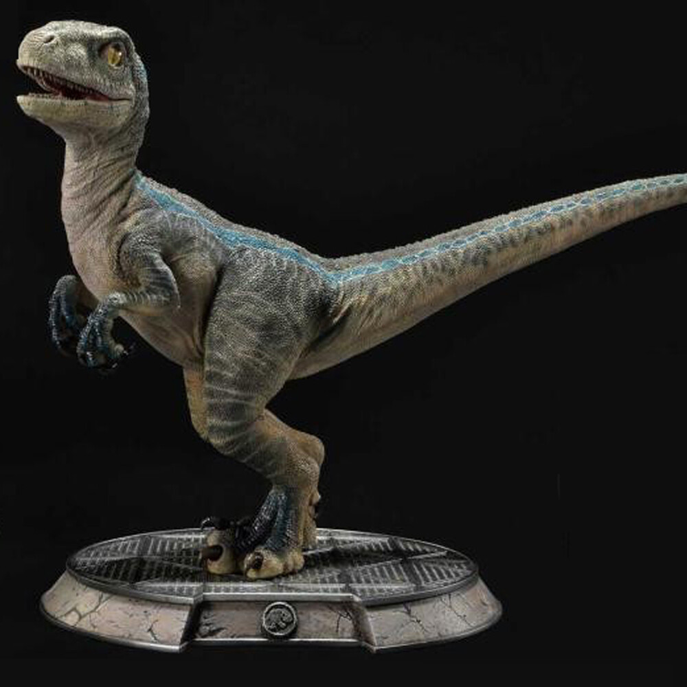 Prime 1 Studio Velociraptor Blue Statue Dinosaur Model Display