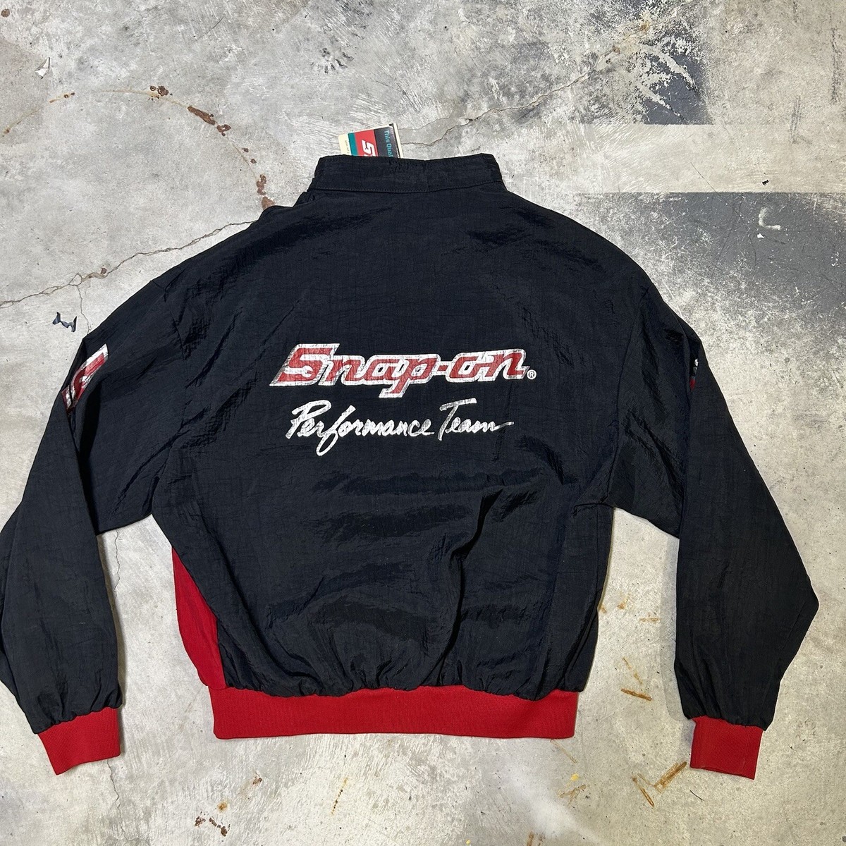 Vintage 90s Swingster Snap On Performance Team Windbreaker