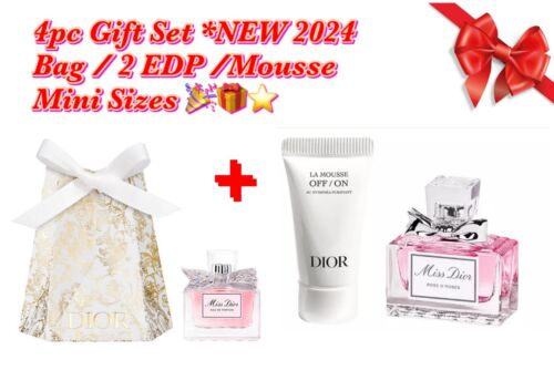 Miss Dior Eau de Parfum Miss Dior Rose N'Roses EDP mini delux travel GWP NEW set - Afbeelding 1 van 8