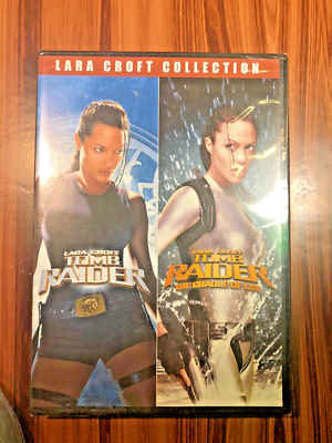Lara Croft Collection DVD Tomb Raider 1 2 Movie Double Feature