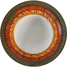 Vintage Casual Ceramics Stoneware Galaxy 8007 Serving Bowl 10"  1960's