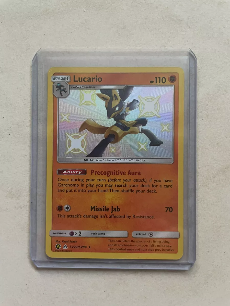 SV22/SV94 Lucario, Rare Holo Card