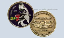 USS Trumpetfish SS 425 Submarine Challenge Coin USN DBF