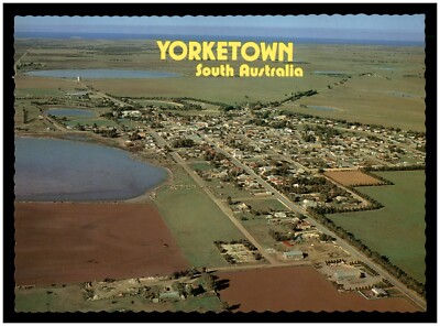 Postcard RPPC - Aerial View of Yorketown, Yorke Peninsula, S.A.