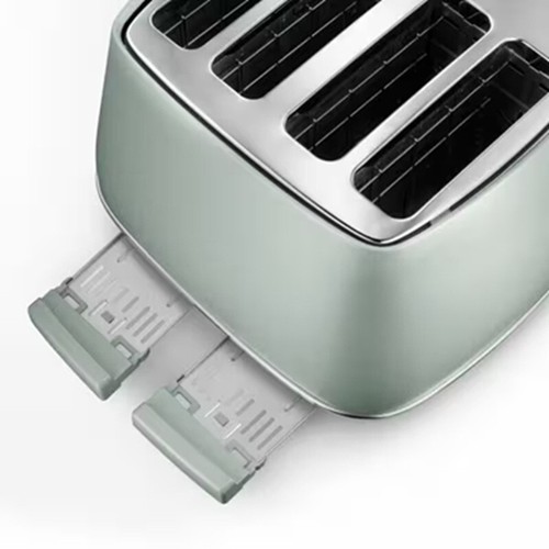 Delonghi 4 Slice Bread Toaster High-Lift Variable Browning Functions Defrost NEW - Picture 5 of 7