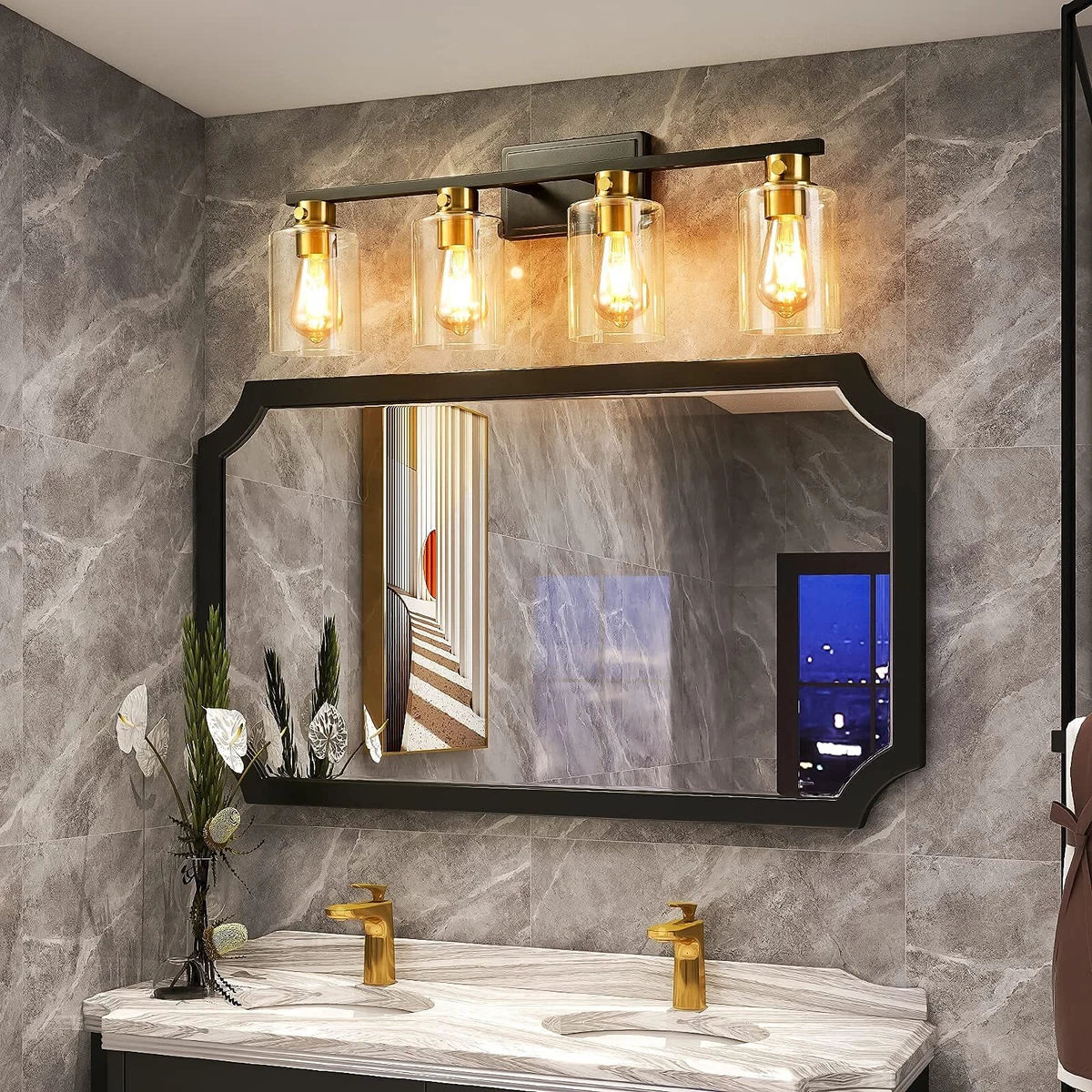 Upward facing vanity deals lights