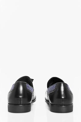 NEW NIB Boohooman Mix Panel Tassel Loafer by Belide, Size  display picture 2
