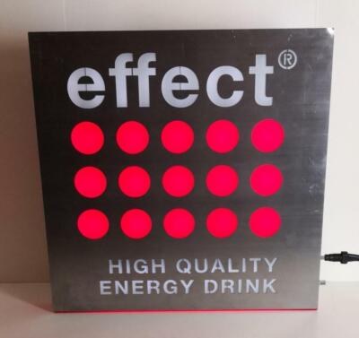 effect Energydrink Leuchtreklame, LED, Werbung, Deko, Leuchte, Energydrink