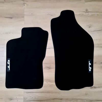 Front Two Car Floor Mats Velour For Alfa Romeo GT Waterproof Black Carpet Liners
