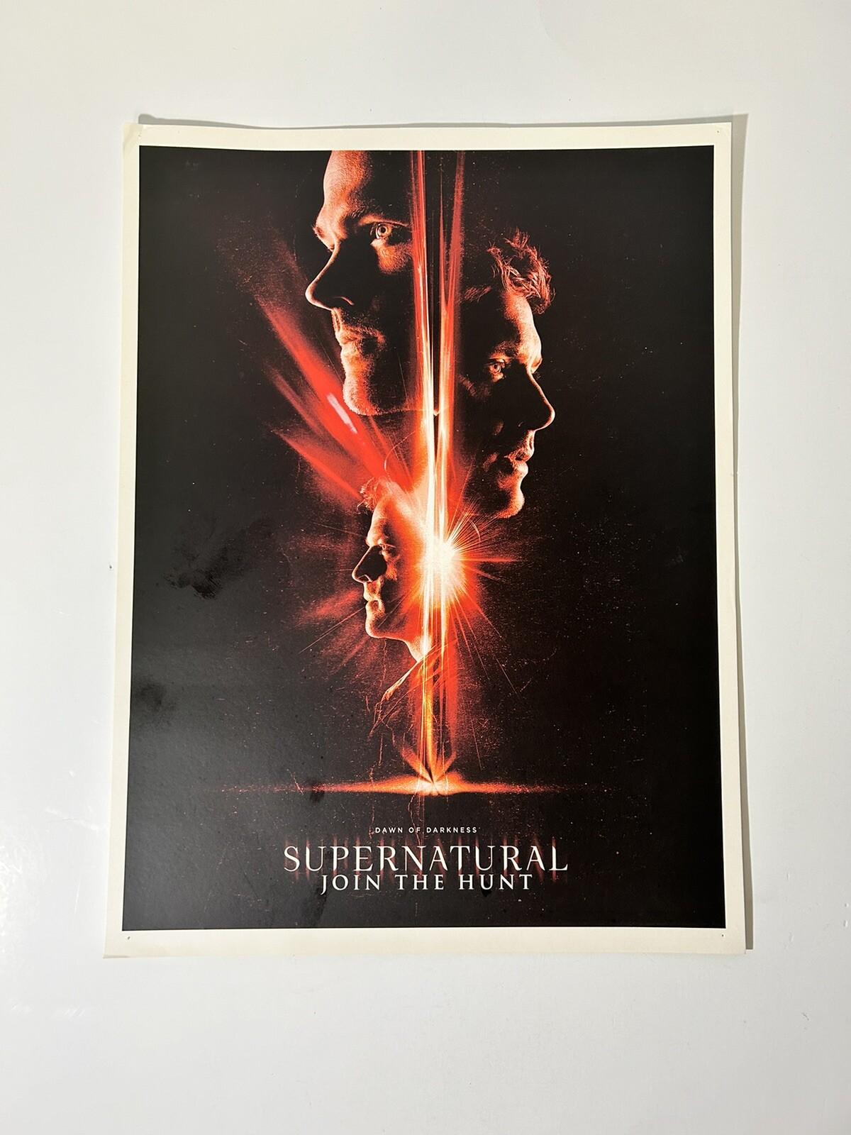 Supernatural Culturefly Art Print Dean Sam Castiel Dawn of Darkness 9x12