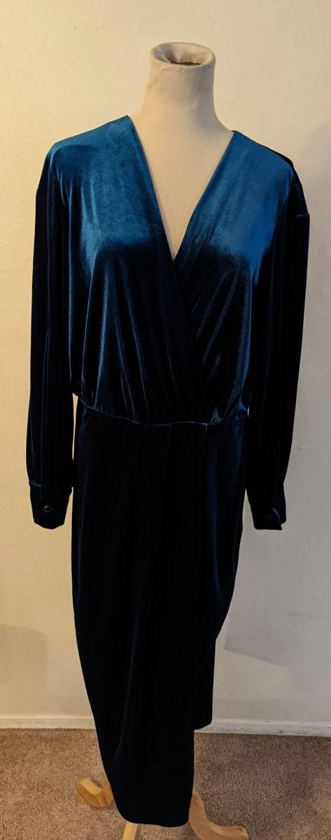 Velvet linen dress cheap