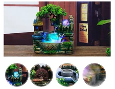 Rockery Fountain Waterfall Feng Shui Desktop Water Sound Atomizing Humidifier