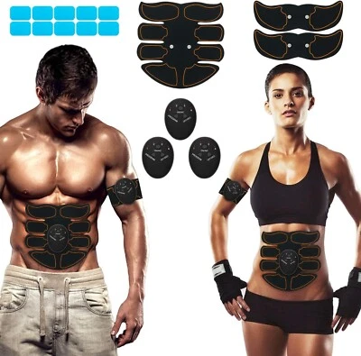 EMS Muscle Stimulator Toner Massager Fitness ABS Abdominal Trainer Rechargeable