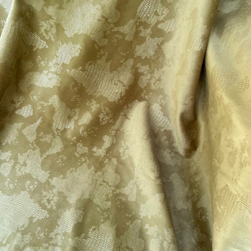 1 Yard of WATERFALL - ULTRA PLUSH PRINTED MICROVELVET UPHOLSTERY FABRIC, Wheat - Picture 2 of 3