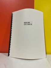 Neslab FTC-350A-FTC-350W Flow Through Cooler Instruction & Operation Manual