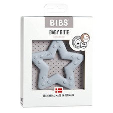 Bibs Baby Bitie Teether/Teething Toy/100 BPA, PVC  Phthalate Free- Blue Star