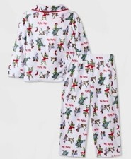 NWT Dr. Seuss Grinch Stole Christmas Pajamas Pant Shirt Toddler Unisex 4T