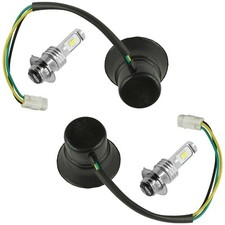 Caltric Headlight Socket And LED Bulb For Yamaha Rhino 700 YXR700F 4X4 2011-2012