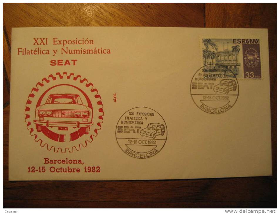 Spain Barcelona 1982 Seat 1430 Panda Car Auto Rally Rallye Race Course