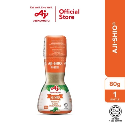 Ajinomoto AJI-SHIO Pepper Seasoning Powder 80g x 2 | Malaysia Flavor | Free Ship