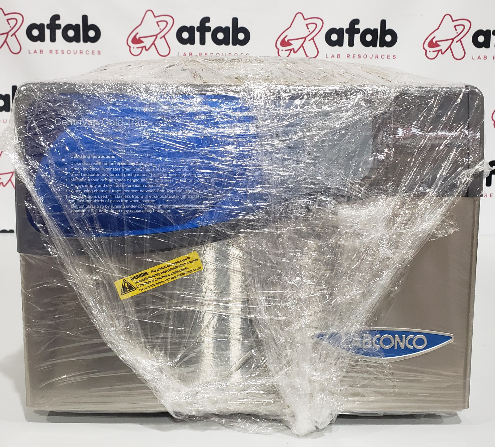 Labconco 7811021 CentriVap -50 Cold Trap w/ Stainless Steel Lid - NEW