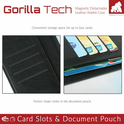 Gorilla Tech 2-in-1 Detachable Wallet Case Flip Cover Premium Protective Galaxy - Picture 6 of 11