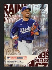Mookie Betts 2025 Topps Series 1 Training Grounds #TG-17 Dodgers