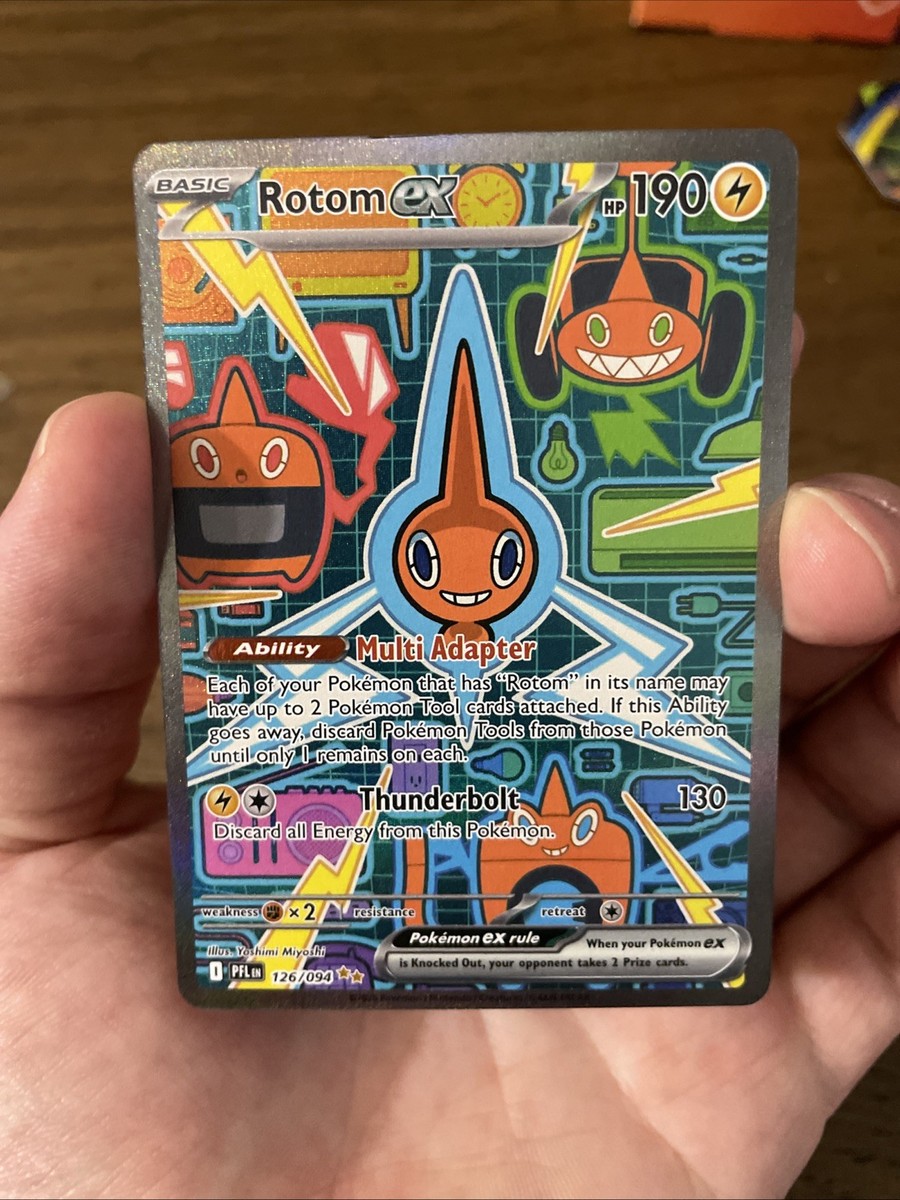 Rotom ex 126/094 Special Illustration Rare SIR Pokemon Phantasmal